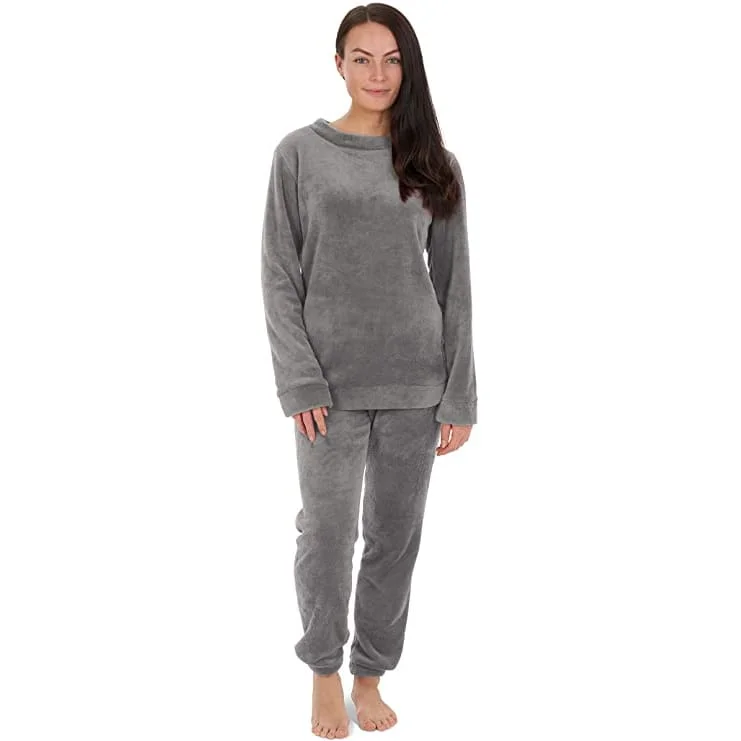 CityComfort Pyjamas Set, Comfy Snuggle Warm Fleece for Women and Teenergers