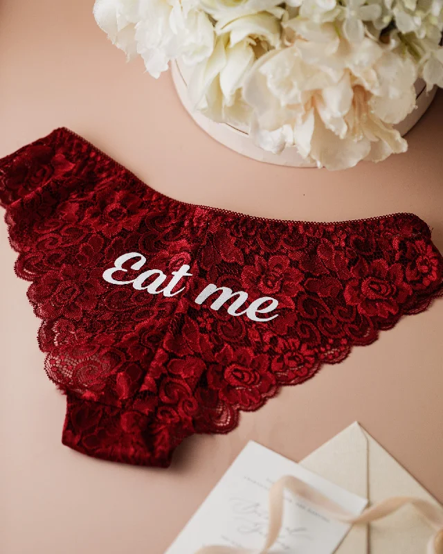 Panties W/Back Text