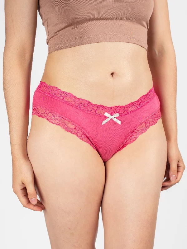 AiraModal™ Electric Pink Lace Cheeky