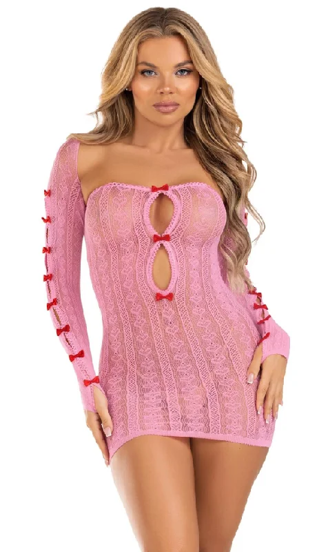 Sweet Temptation Tube Dress - Baby Pink