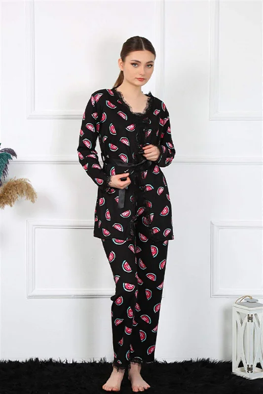 Women's Triple Dressing Gown 16107