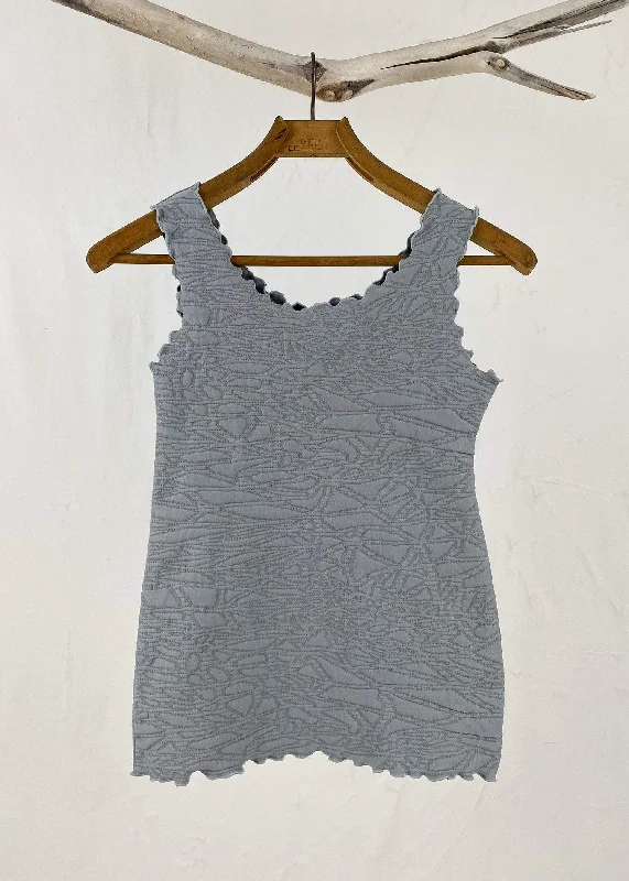 Metallic Shot Matelasse Charming Tank