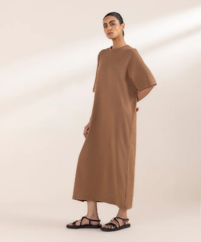 T-Shirt Dress With Side Slits