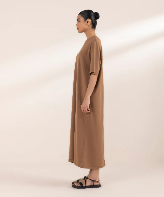 T-Shirt Dress With Side Slits