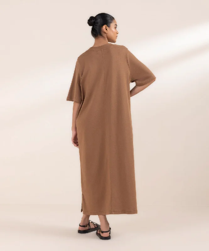 T-Shirt Dress With Side Slits