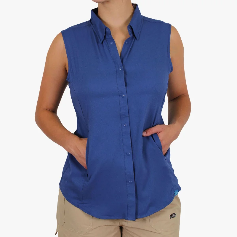 Women's Wrangle Sleeveless Vented Fishing Shirt