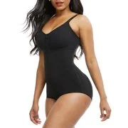 One Piece Body Shaper with Front Zipper