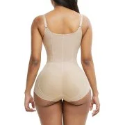 One Piece Body Shaper with Front Zipper