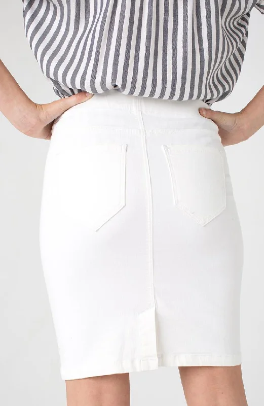 Liverpool Chloe Pencil Skirt - Bright White FINAL SALE