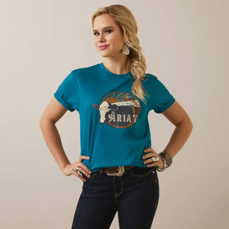 Women's Heartland Tee - Deep Lagoon