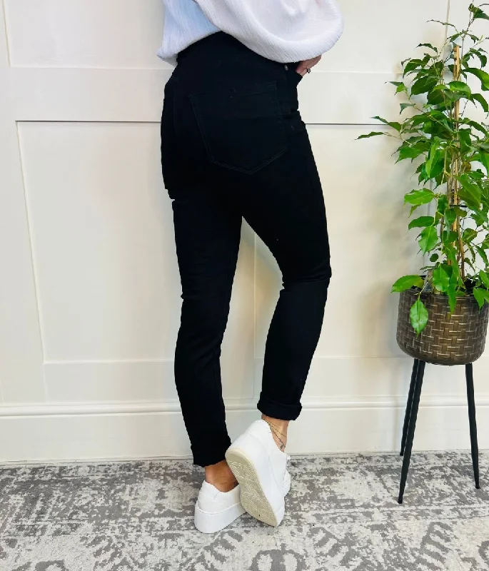 Black Waist Enhancer Skinny Jeans