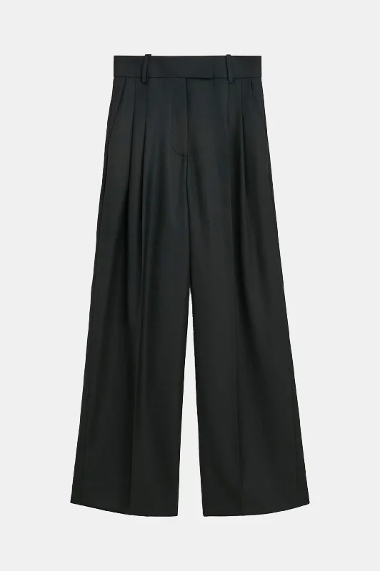 Cymbaria High-Waisted Trouser in Black