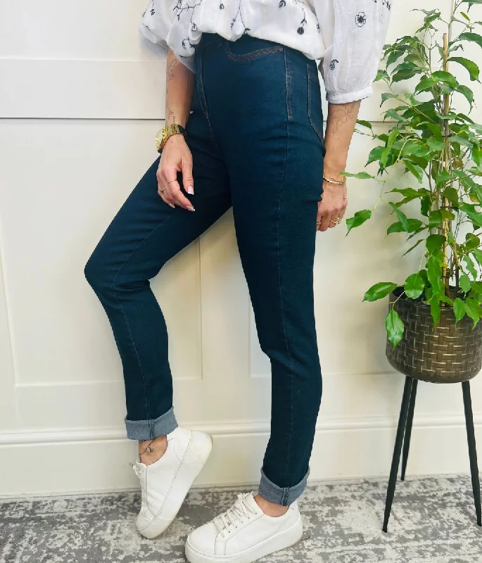 Indigo Stretch Slim Leg Jeans