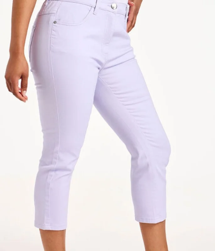 Lilac Sara Crop Jeans