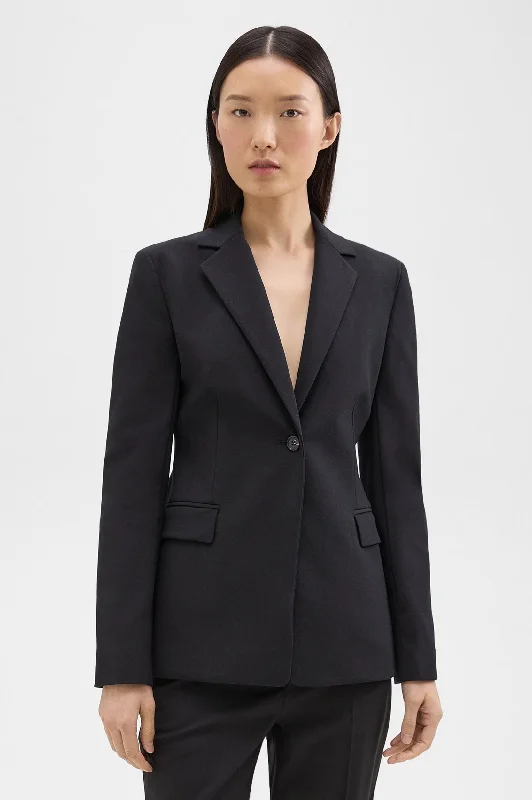 Sculpt Blazer in Black