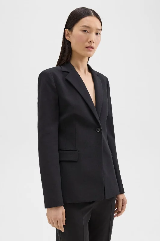 Sculpt Blazer in Black