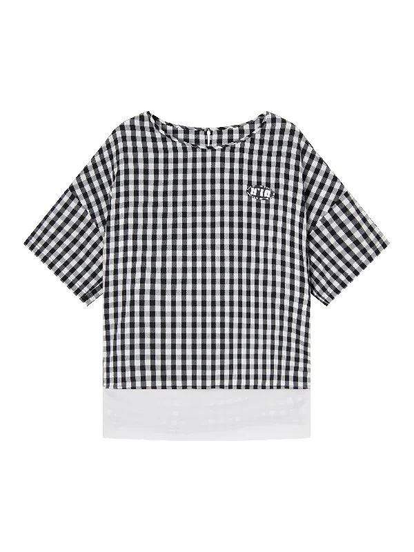 80s Plaid Suit-Tee