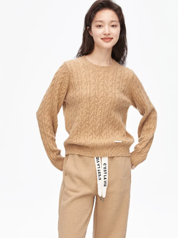 Camel Cashmere Sweater