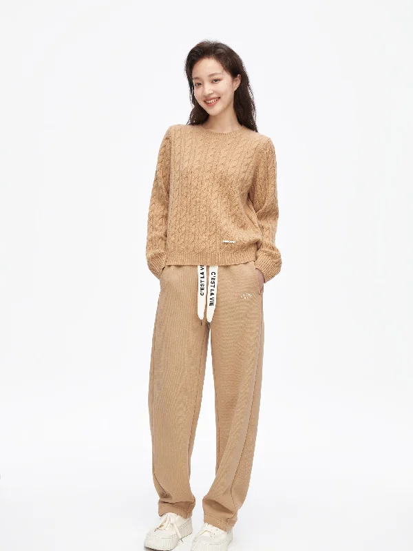 Camel Cashmere Sweater