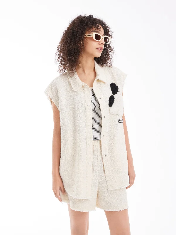 Cotton Breeze Suit-Blazer Vest