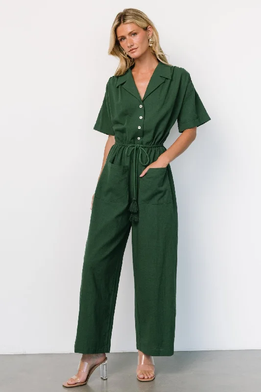 Hemming Jumpsuit | Green