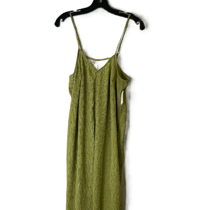 Jumpsuit By Clothes Mentor In Green, Size: L