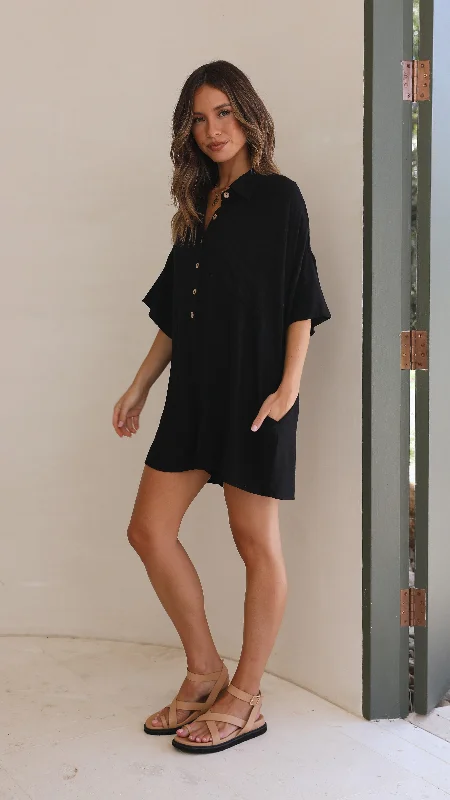 Keely Playsuit - Black