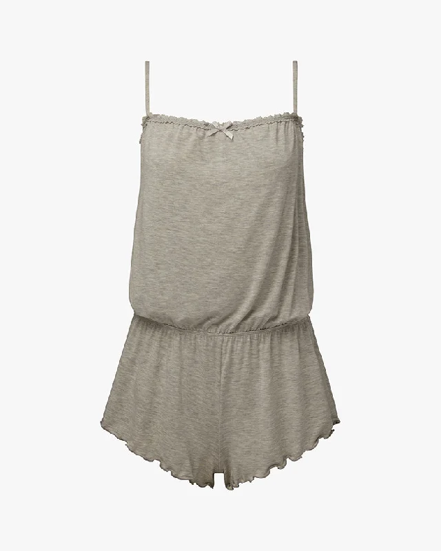 Lace Trim Romper