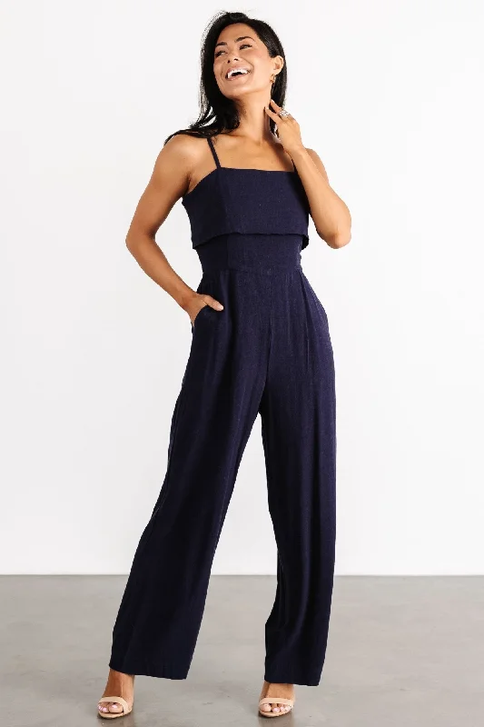 Radcliffe Tank Jumpsuit | Dark Blue