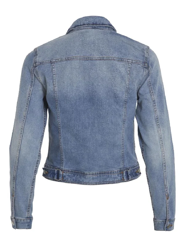 VISHOW DENIM JACKET MID BLUE