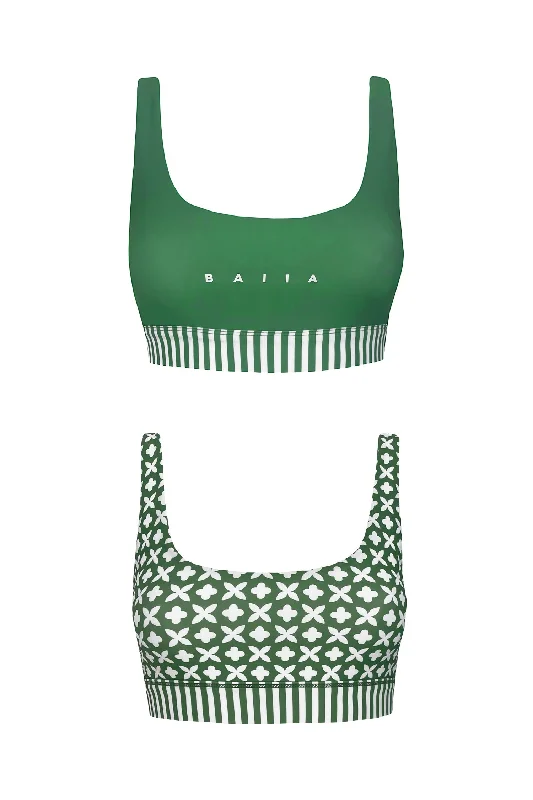 Andi Reversible Bikini Top - Eden