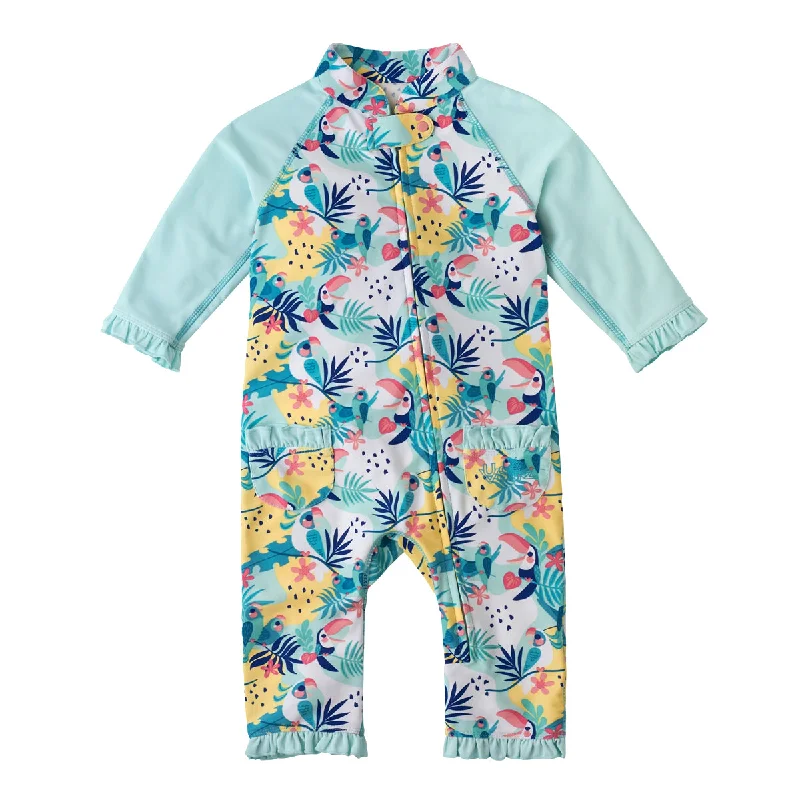 Baby Girl / Beach Glass Toucan / 3/6m