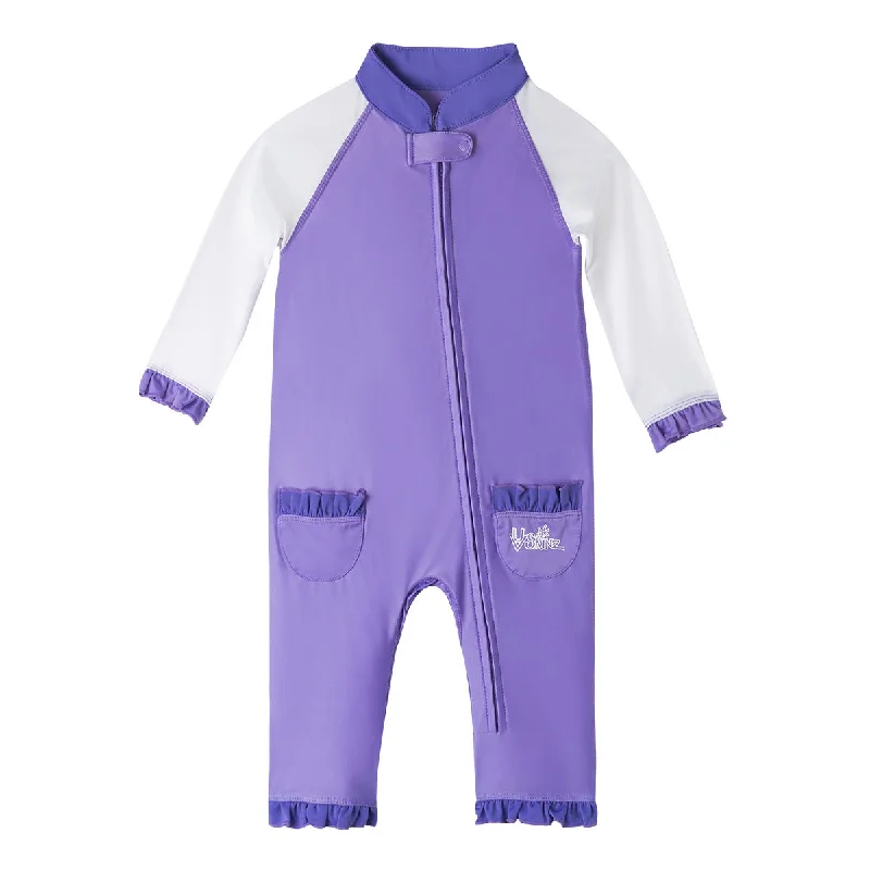 Baby Girl / Misty Purple/White / 3/6m