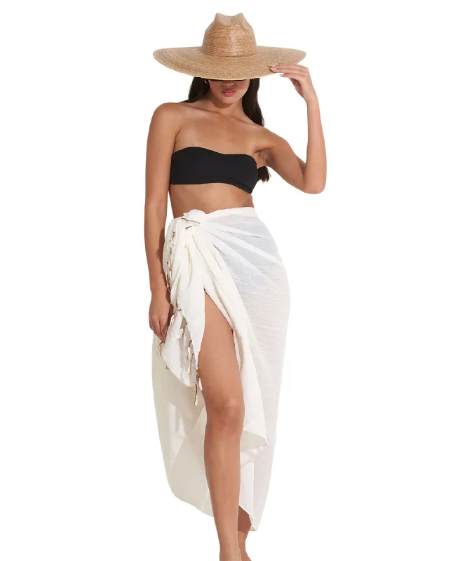 Gottex Beach Life Uma Cover Up Sarong Wrap Skirt