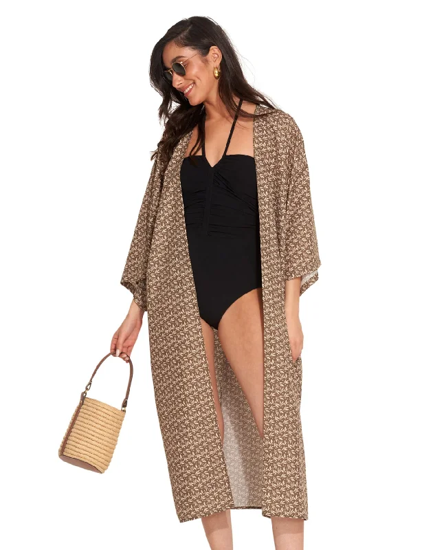 Gottex Beach Life Mika Midi Cover Up Kimono