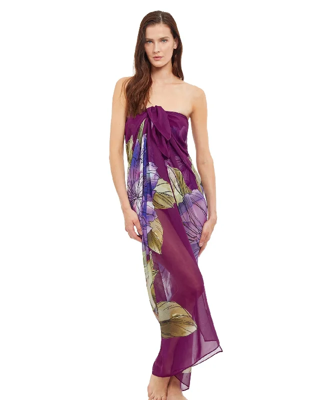 Gottex Wild Flower Full Length Pareo