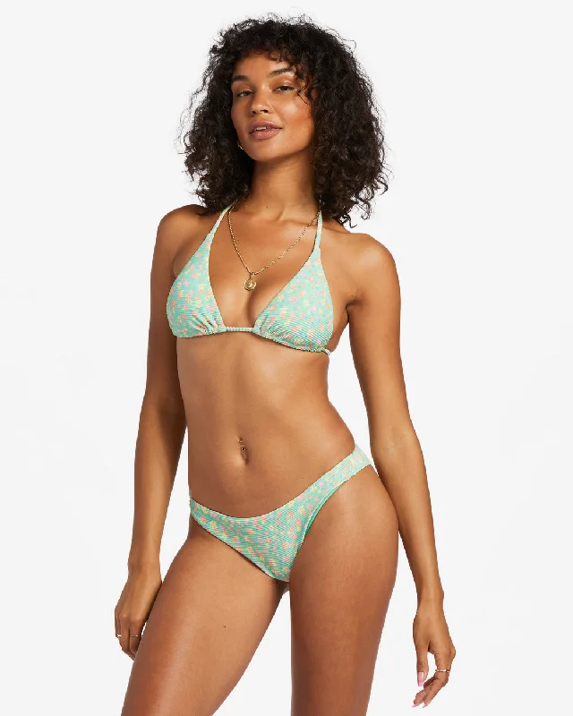 I Sea You Tanlines Triangle Bikini Top - Spearmint