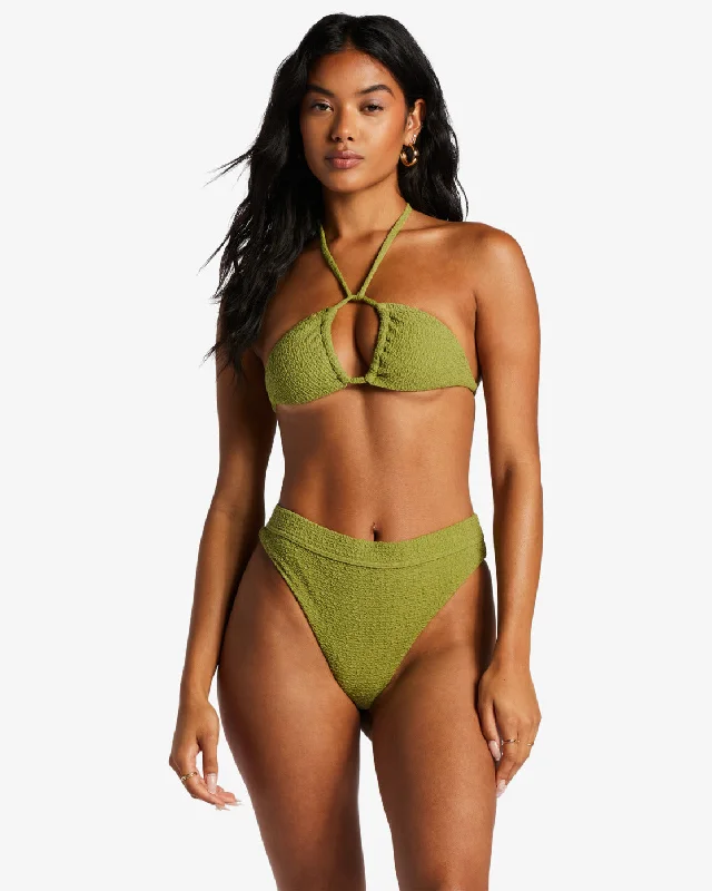 So Dazed Multi-Way Triangle Bikini Top - Green Eyes