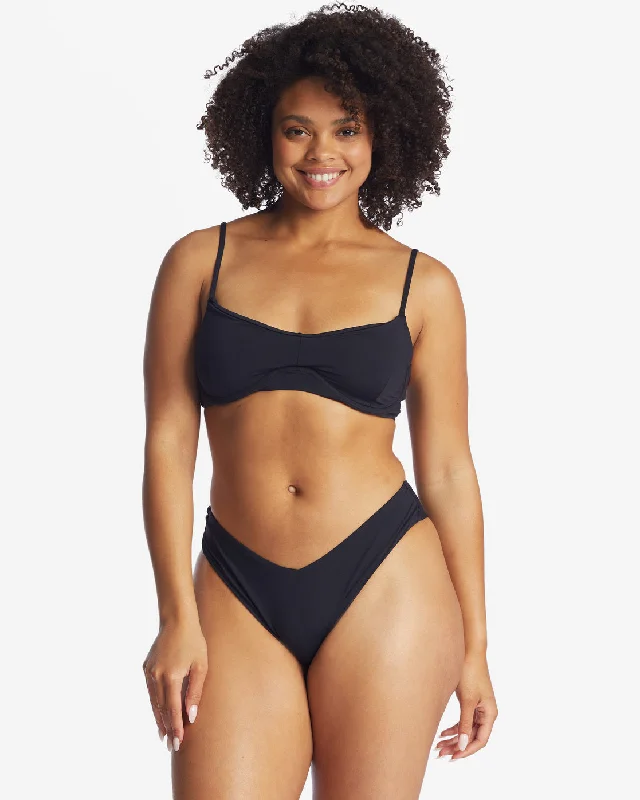 Sol Searcher Fiji Bikini Bottoms - Black Pebble