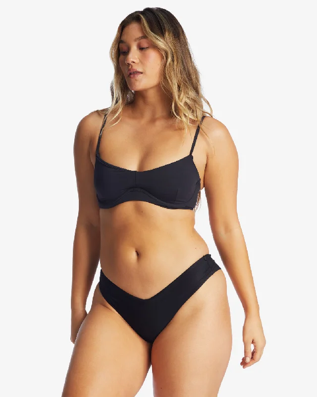 Sol Searcher Fiji Bikini Bottoms - Black Pebble