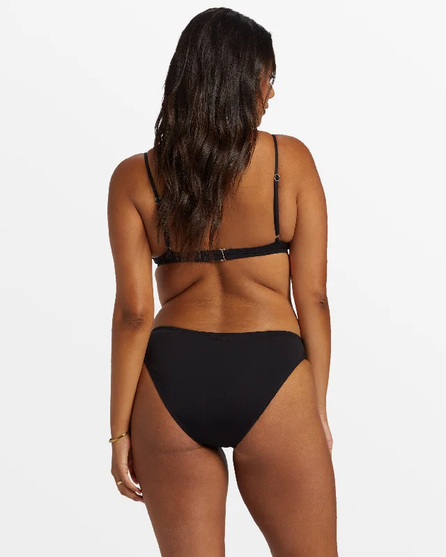 Sol Searcher Lowrider Bikini Bottoms - Black Pebble