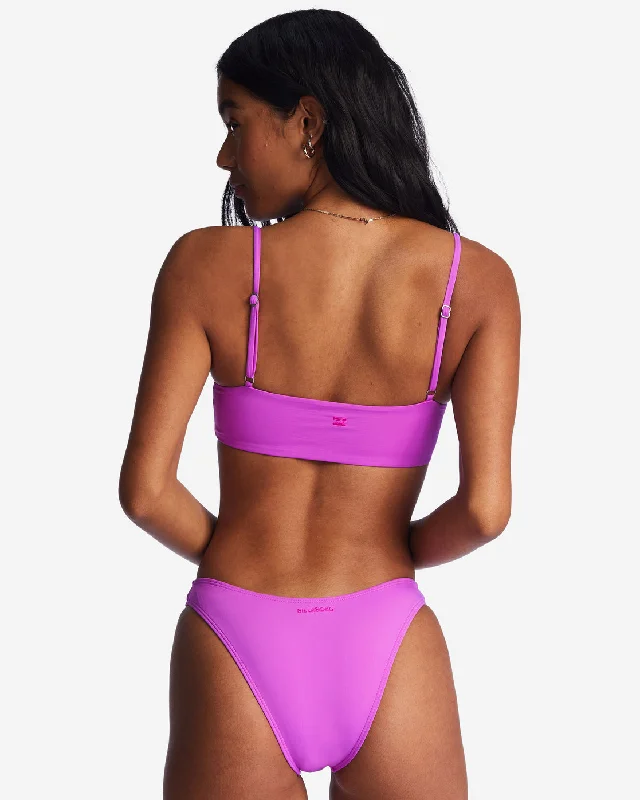 Sol Searcher Zoe Crop Bikini Top - Bright Orchid