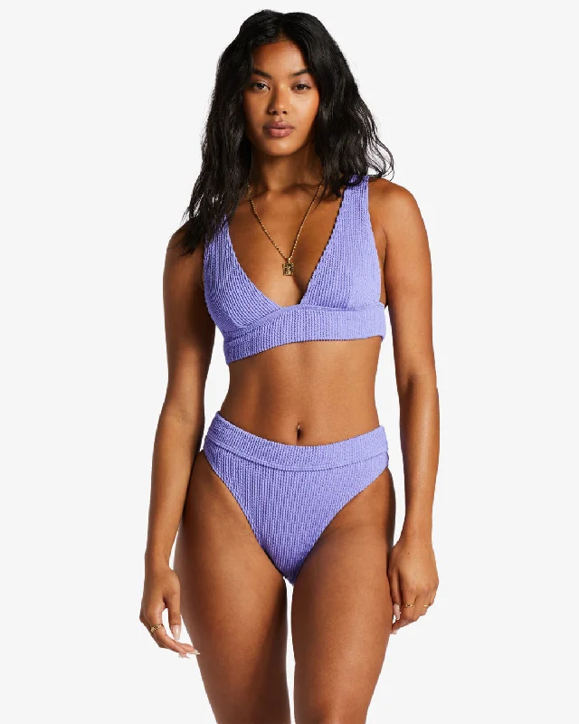 Summer High Remi Plunge Bikini Top - Violet Cove