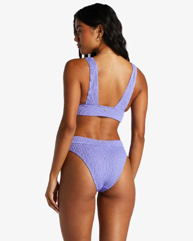 Summer High Remi Plunge Bikini Top - Violet Cove